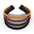fashion head bands for women tooth comb hair hoop Comfy non slip hair bands(4 Colors)