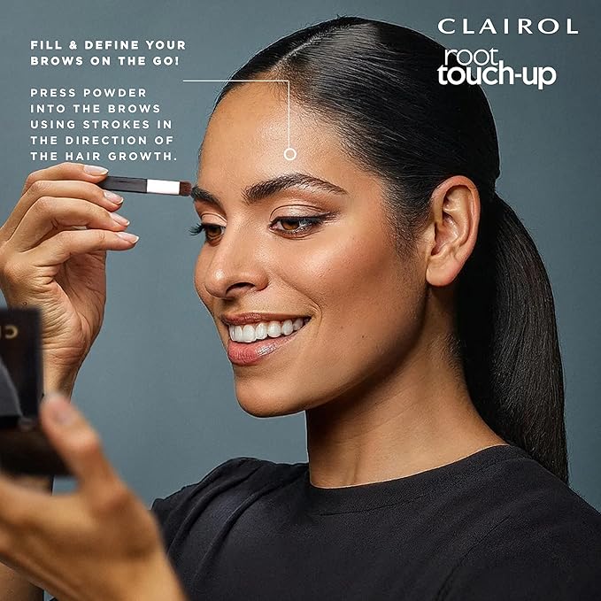 Clairol Root Touch-Up Temporary Concealing Powder, Black Hair Color, Pack of 3