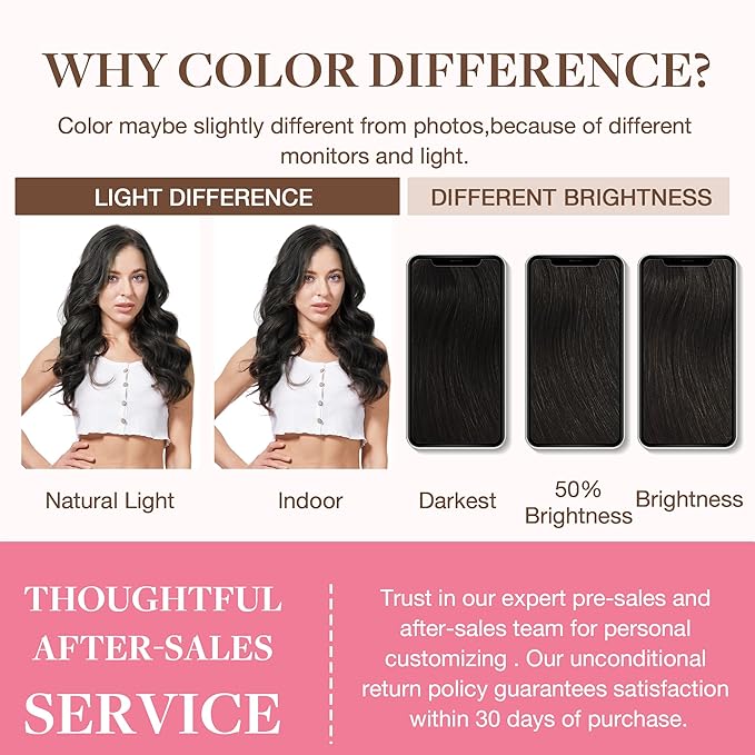 GOO GOO Clip in Hair Extensions Real Human Hair, Remy Human Hair Extensions Clip ins for Women, Natural Human Hair, 14inch 130g 9Pcs, 1B Natural black