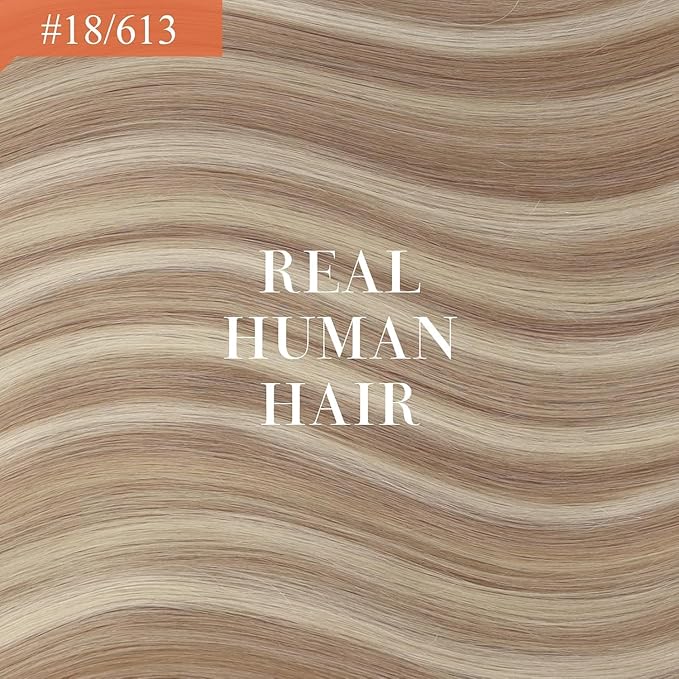 Ve Sunny Hair Extensions Ponytail Real Human Hair Wrap Around Clip in Ponytail Hair Extensions Straight Extensions Human Hair for Women Blonde Highlights for Women Warm Color 20inch 80G