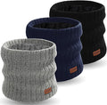Neck Warmer Gaiter, Winter Fleece Lined Face Mask Scarf for Men Women, Thick Warm Cold Weather Running Ski Neck Cover