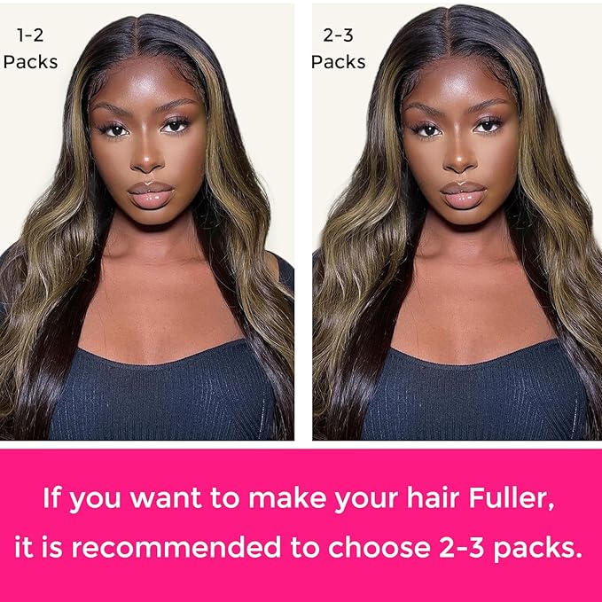 Lashey Clip in Hair Extensions Real Human Hair 110g 7pcs 16 Inch Body Wave Seamless Clip in Hair Extensions Human Hair Natural Black Mixed Chestnut Brown Human Hair Extensions