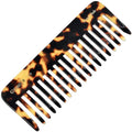Giorgio G49 Yellow Tokio Large Wide Tooth Detangler Comb for Thick/Curly/Wavy Hair,Detangler Comb for Wet/Dry Use. Handmade of Quality Cellulose, Saw-Cut, Hand Polished