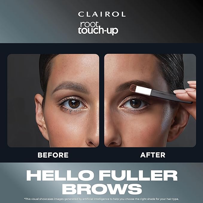 Clairol Root Touch-Up Temporary Concealing Powder, Dark Brown Hair Color, Pack of 1
