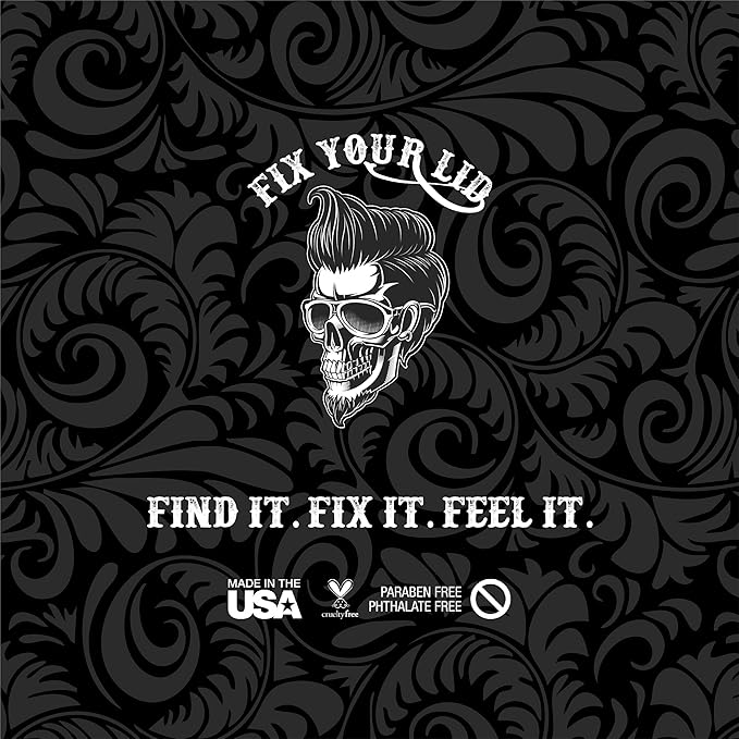 Fix Your Lid Extreme Hold Hair Pomade For Men - High Shine Water Based Hair Gel 3.75 oz - Easy To Wash Out