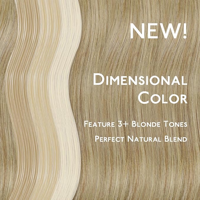 WENNALIFE Clip in Hair Extensions Real Human Hair, 18 Inch 120g 7pcs Dimensional Dirty Blonde Remy Hair Double Weft Straight Natural Extensiones De Cabello Humano Con Clip Ins
