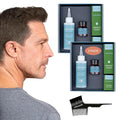 Hair & Beard Color for Blending Grays 2 pack - Light Brown - Ammonia-Free Complete Men’s At-home Beard & Hair Dye Kit, Professional-grade Demi-Permanent Hair Color (6.0)