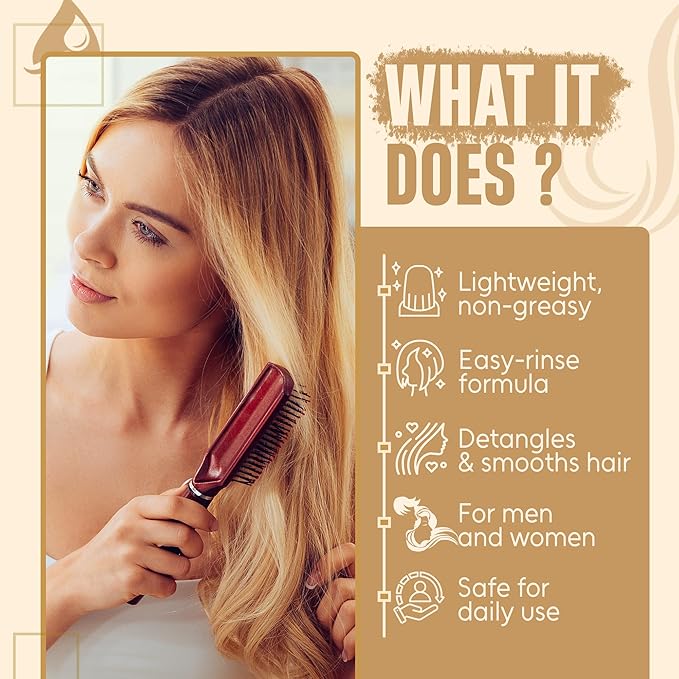 Keratin Shampoo and Conditioner Set | 16 fl oz Each | with Batana Oil & Bamboo Extract | Controls Frizz, Strengthens, Nourishes, & Adds Shine for Smoother Hair
