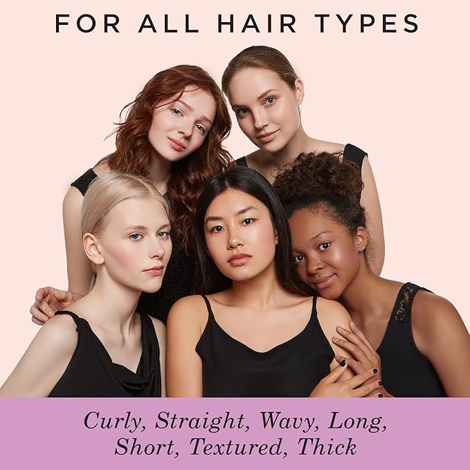 Diane Pro Nylon Pin Styling Hair Brush for Detangling, Separating, Shaping and Defining Wet Thick or Curly Hair, Glides Through Tangles with Ease (Pack of 2)