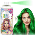 Green Hair Spray, Green Hair Spray Temporary for Women Kids Men, Green Hair Wax Dye, Temporary Hair Dye, Washable Hair Color Dye Non-Sticky, for Christmas Party,Halloween Crazy Hair Day,Cosplay(120ML)