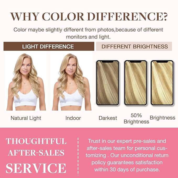 GOO GOO Clip in Hair Extensions Real Human Hair, Remy Human Hair Extensions Clip ins for Women, Natural Human Hair, 22inch 160g 7Pcs, #18A/613A Dark Blonde Highlighted Bleach Blonde
