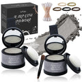 2 Pack Hairline Powder for Women and Men, Used to Root Touch Up Hair Color, Thinning and Gray Hair Coverage and Bald Spots Coverage, Light Gray