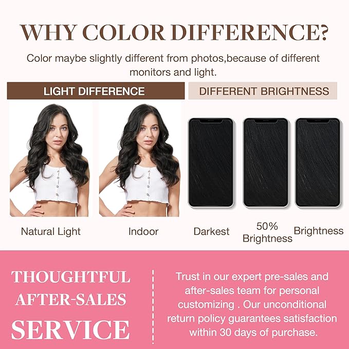 GOO GOO Clip in Hair Extensions Real Human Hair, Remy Human Hair Extensions Clip ins for Women, Natural Human Hair, 16inch 130g 7Pcs, 1 Jet black
