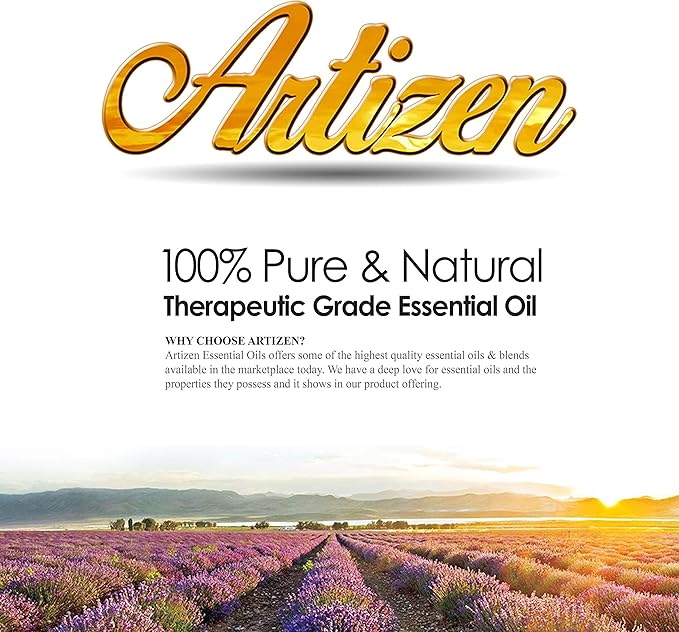 Artizen - Melissa Essential Oil 2 oz Pure Melissa Oil for Skin, DIY, Aromatherap - 60 ml
