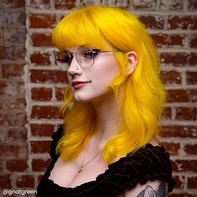 ARCTIC FOX Vegan and Cruelty-Free Semi-Permanent Hair Color Dye (8 Fl Oz, COSMIC SUNSHINE)