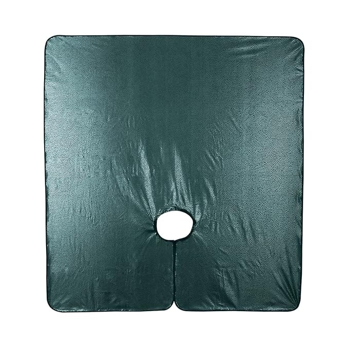 Cricket Encore All Purpose Professional Salon Cape – Waterproof, Bleach-Proof, Chemical-Resistant Hair Coloring, Cutting, and Styling Cape with Adjustable Neck Closure - Extra-Large Coverage, Jade
