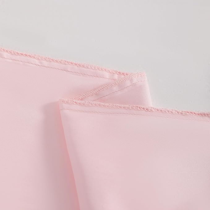 NTBAY 2 Pack Satin Queen Pillowcases for Hair and Skin, Luxurious and Silky Pillow Cases with Envelope Closure, 20x30 Inches, Light Pink