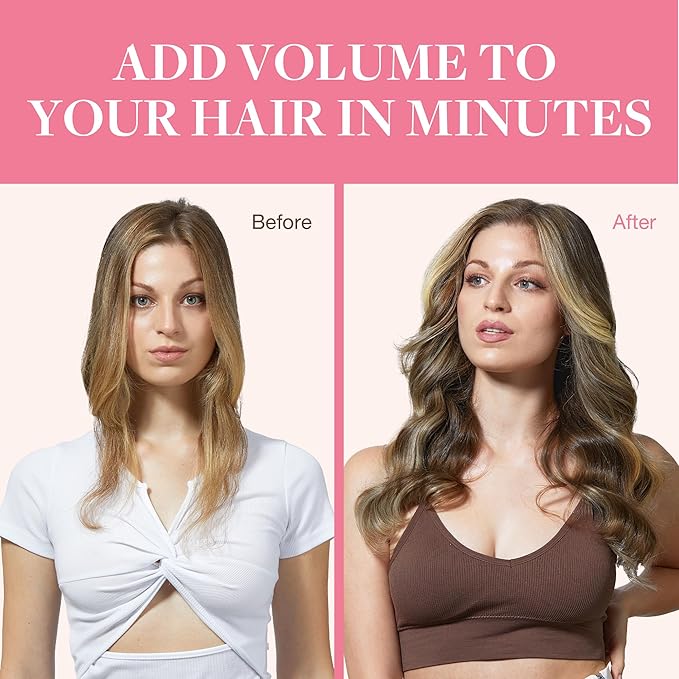 GOO GOO Clip in Hair Extensions Real Human Hair, Remy Human Hair Extensions Clip ins for Women, Natural Human Hair, 20inch 150g 9Pcs, 2/6/18 Balayage Brown to Dirty Blonde