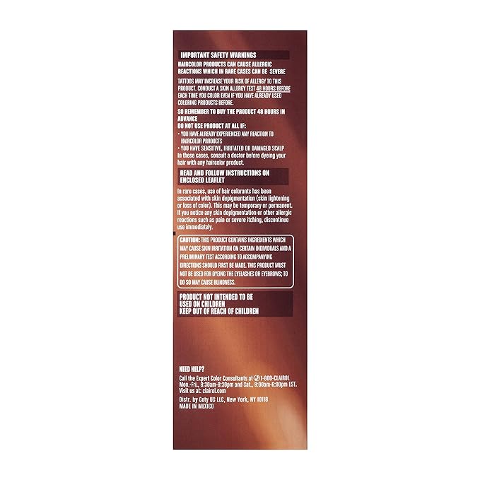 Clairol Nice‘n Easy Perfect 10 Permanent Hair Dye, 4R Dark Auburn Hair Color, Pack of 1