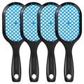 4 Pack Vented Detangling Hair Brush - Detangler Hairbrush with Soft Bristles for Effortless Tangle Free - Ideal for Wet Dry or Curly Damaged Hair for Women Men Kids
