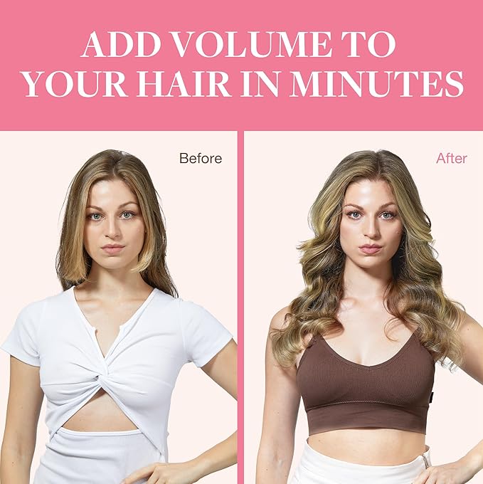 GOO GOO Clip in Hair Extensions Real Human Hair, Remy Human Hair Extensions Clip ins for Women, Natural Human Hair, 20inch 150g 9Pcs, 3/8/613 Balayage Walnut Brown to Ash Brown and Bleach Blonde