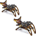 Camila Paris NV73 2PK French Hair Clip for Women, Hair Side Clips, 3 inch Girls Hair Claw Clips Jaw Fashion Durable Styling Hair Accessories for Women, Strong Hold No Slip Grip, Made in France