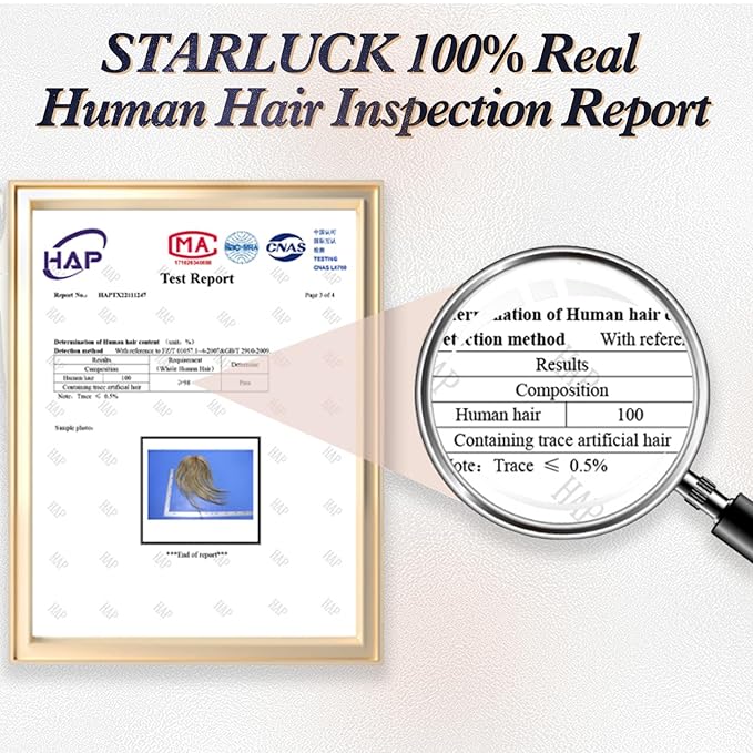 starluck Human Hair Toppers for Women Real Human Hair No Bangs 4 * 5.5 inch Base 12 inch SilkHug Topper for Women with Thinning Hair Cover Grey Roots(Ombre Light Blonde)
