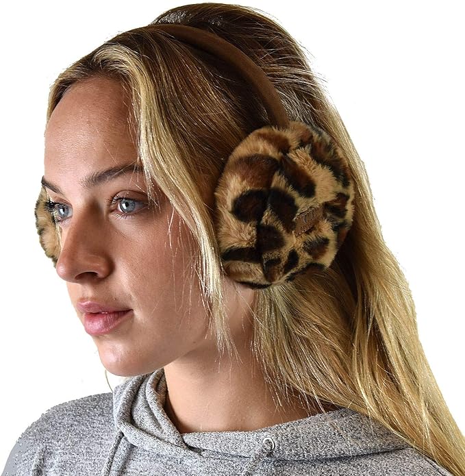 C.C Soft Winter Warm Adjustable Headband Ear Warmer Earmuffs