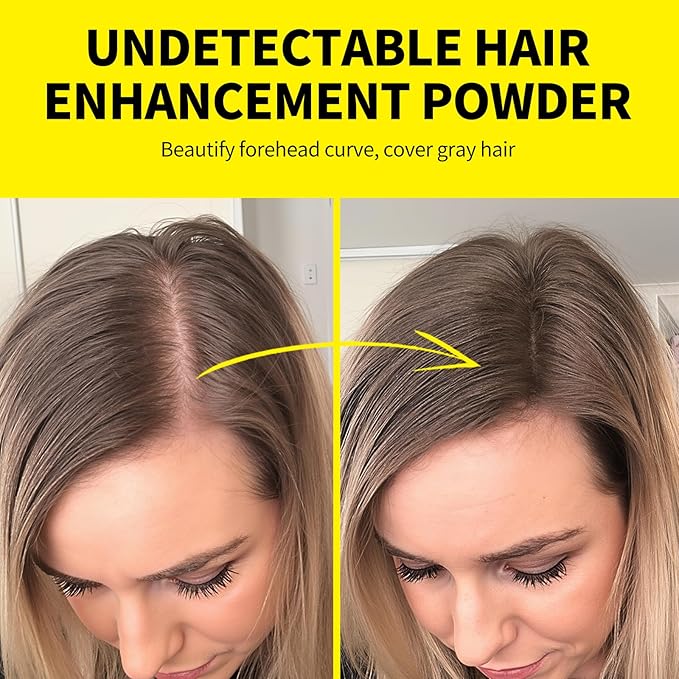 SEVICH Root Touch Up Hair Color Powder with Mirror & Brush – Instant Gray Hair Cover Up, Waterproof Sweatproof Formula, Natural Finish for Hairline & Bald Spot, 48H Long Lasting, Brown