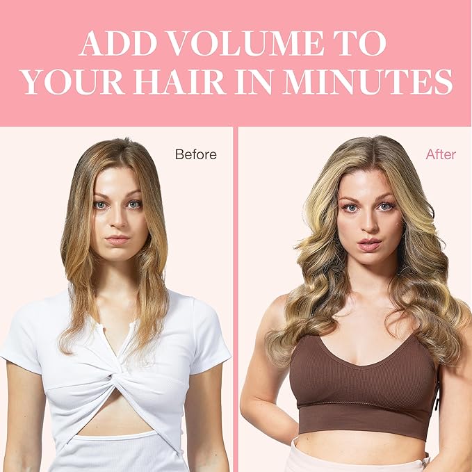 GOO GOO Clip in Hair Extensions Real Human Hair, Remy Human Hair Extensions Clip ins for Women, Natural Human Hair, 16inch 120g 7Pcs, 5A/90/16F Bahamian Balayage