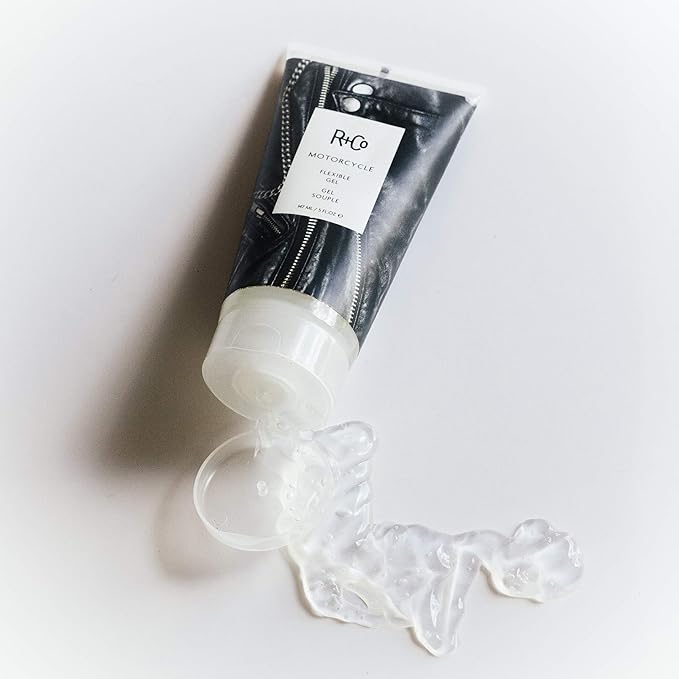 R+Co Motorcycle Flexible Gel | Support of a Gel with Flexibility and Shine of a Wax | Vegan & Cruelty-Free | 5.0 oz