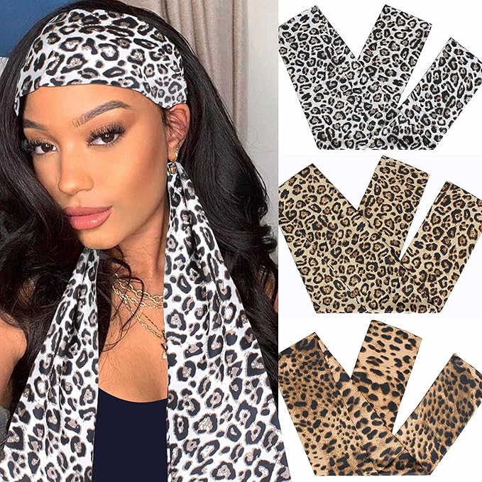 XTREND Satin Edge Laying Scarf Wrap Headband edge Laying Scarf for lace Wigs Non-slip Hair Wrap Satin Wig Grip For Wig