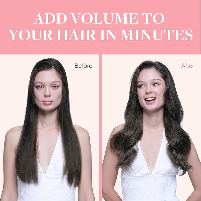 GOO GOO Clip in Hair Extensions Real Human Hair, Remy Human Hair Extensions Clip ins for Women, Natural Human Hair, 18inch 120g 7Pcs, 1C Mocha Brown