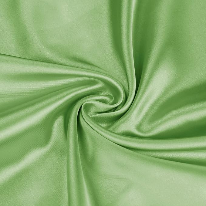 BEDELITE Satin Body Pillow Cover, Super Soft and Cooling Body Pillow Pillowcase for Hair and Skin, Breathable Silky Full Long Pillowcase Cover(20"x54", Sage Green)