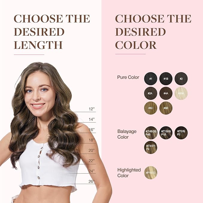 GOO GOO Clip in Hair Extensions Real Human Hair, Remy Human Hair Extensions Clip ins for Women, Natural Human Hair, 16inch 150g 9Pcs, 1B/6/1B Balayage Natural Black to Chestnut Brown