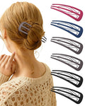 6 PCS French Hair Pins for Women, U-Shaped Hair Forks Stick for Bun Updo Chignons & French Twists, Strong Hold 3 Internal Teeth Hair Chopsticks Styling Accessories