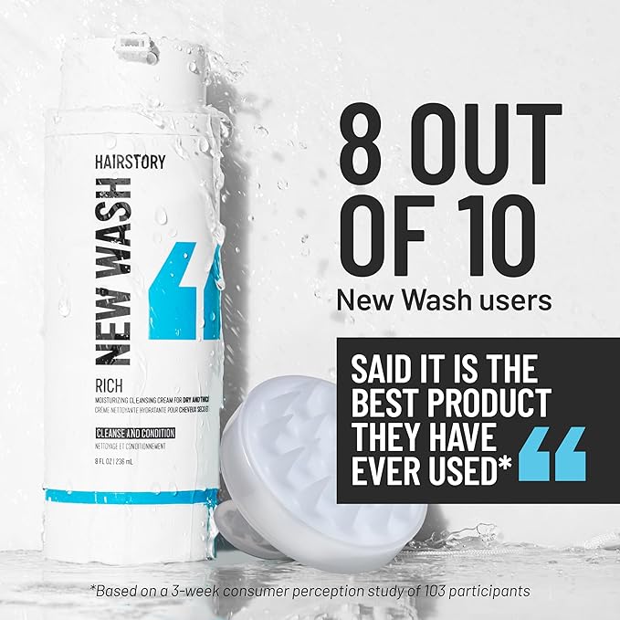 Hairstory New Wash Rich Better Bottle, 8oz