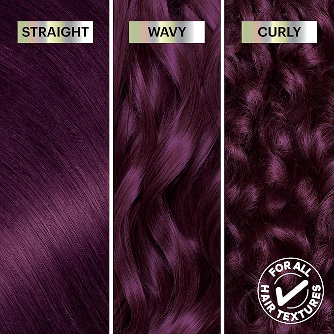 Garnier Hair Color Nutrisse Ultra Color Nourishing Creme, V2 Dark Intense Violet (Spiced Plum) Purple Permanent Hair Dye, 2 Count (Packaging May Vary)