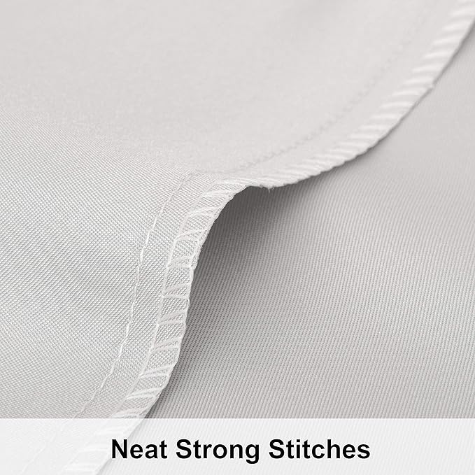 NTBAY 2 Pack Satin King Pillowcases for Hair and Skin, Luxurious and Silky Pillow Cases with Envelope Closure, 20x40 Inches, Silver Grey