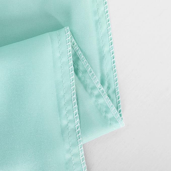 NTBAY 2 Pack Satin Standard Pillowcases for Hair and Skin, Luxurious and Silky Pillow Cases with Envelope Closure, 20x26 Inches, Light Blue