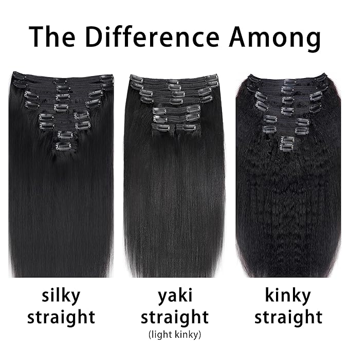 18 Inch Clip in Hair Extensions Real Human Hair Clip ins For Women 120 Gram Double Weft Brazilian Virgin Hair EasiContour Clip on Hair Extensions 8pcs (18inch,#1B)