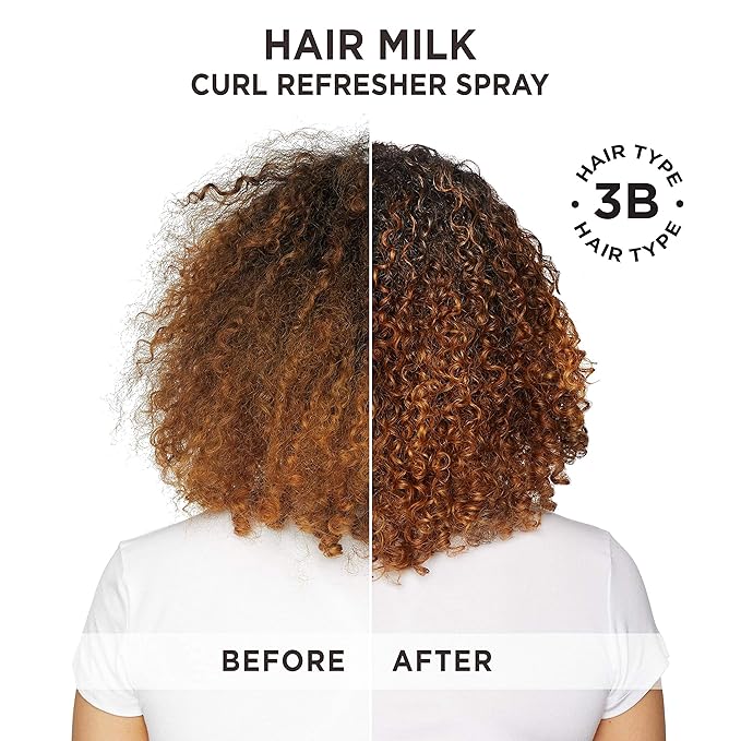 Carol's Daughter Hair Milk Curl Refresher Spray for Coils and Waves, with Agave, Sweet Almond and Wheat Protein, 10 fl oz