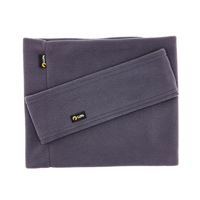 Lupa Handmade Unisex Triple-Layer Micro Fleece Headband - Headband Ear Warmer - Ear Warmers for Women & Men - Ears Cover (Dusty Purple)
