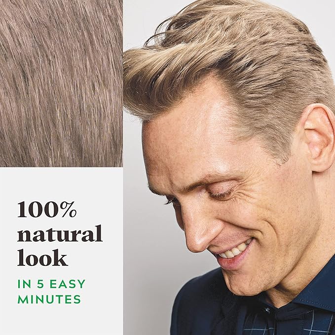 Just For Men Shampoo-In Color (Formerly Original Formula), Mens Hair Color with Keratin and Vitamin E for Stronger Hair - Sandy Blond, H-10, Pack of 2