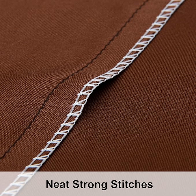 NTBAY 12 Pack Satin Queen Pillowcases for Hair and Skin, Luxurious and Silky Pillow Cases with Envelope Closure, 20 x 30 Inches, Brown