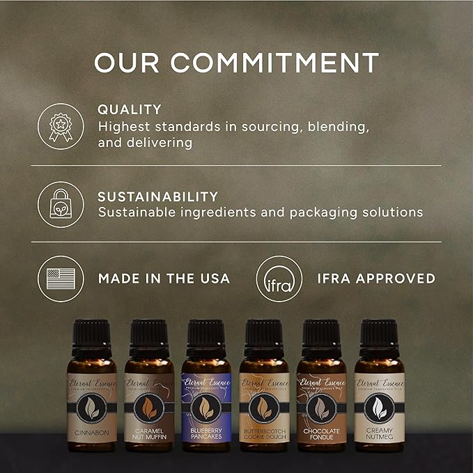 Eternal Essence Oils Tropical Set of 6 Premium Fragrance Oils - Includes Coconut Cream, Bay Rum, Pina Colada, Tahitian Vanilla, Ocean Breeze, and Pineapple Scented Oils - 10ML