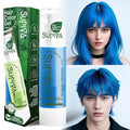 Temporary Hair Color Gel, Blue Hair Dye Color Gel Washable Natural Instant Hair Color Wax for DIY Hairstyle for Kids Men Women(Color #7)
