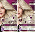 Schwarzkopf Keratin Color Permanent Hair Color, 10.1 Extra Light Ash Blonde, 1 Application-Salon Inspired Permanent Hair Dye, for up to 80% Less Breakage vs Untreated Hair and up to 100% Gray Coverage