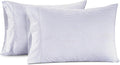 Lane Linen 100% Organic Cotton King Size Pillow Cases Set of 2 (20''x36''), Organic Cotton Pillowcases, King Pillow Cases Set of 2 Ticking Stripe