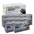 Adenna Dark Light Bulk Disposable Nitrile Gloves – 9 Mil, Heavy Duty Work Rubber Glove with Textured Grip, Non-Latex & Powder Free, Case of 1000, Medium, Black